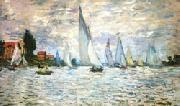 Claude Monet The Barks Regatta at Argenteuil Sweden oil painting artist